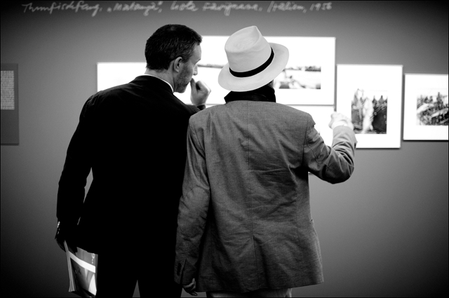René Burri and Christian Brändle at Museum für Gestaltung Zürich