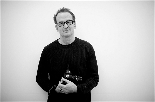 Just Loomis and his Canon at Galerie Hiltawsky Berlin