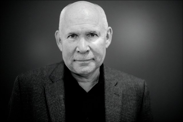 Steve McCurry at the press view at Kunsthalle Erfurt