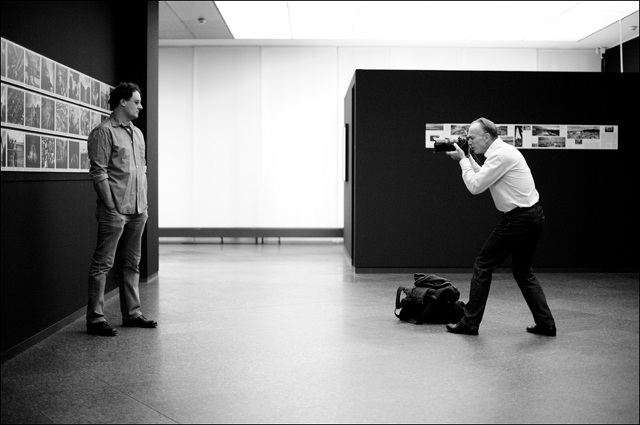 Paolo Pellegrin photocall at Kunstfoyer VKB München