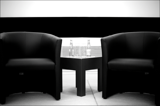 Interview setting at Robert Lebeck film screening Martin-Gropius-Bau Berlin