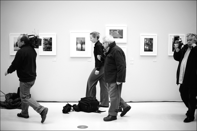 Saul Leiter press conference at Deichtorhallen Hamburg