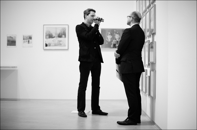 Thomas Köhler interviewed at Boris Mikhailov press conference