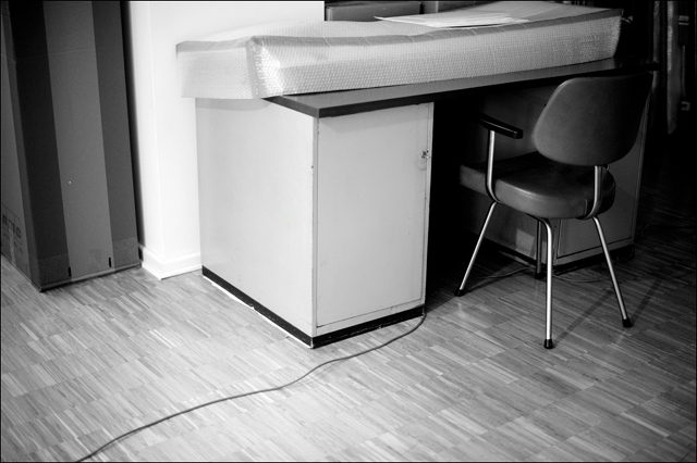 Chair in the Berlin studio of Jörg Sasse