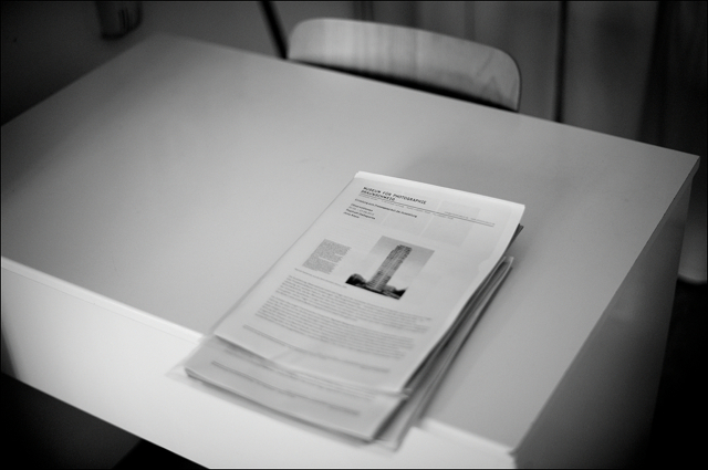 Press material for Raphael Dallaporta exhibition at Braunschweig