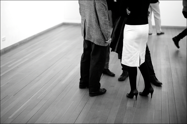 Richard Pare and his wife at his Vernissage at Martin-Gropius-Bau Berlin