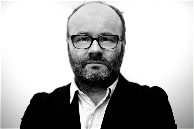 Thomas Demand at the vernissage of Model Studies at Esther Schipper gallery Berlin