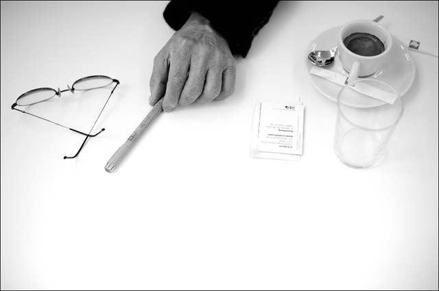 Lewis Baltz book signing at Andreas Murkudis concept store Berlin