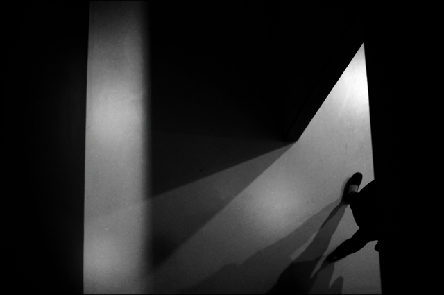 Installation view from gallery of Constructing Worlds at Barbican Centre London